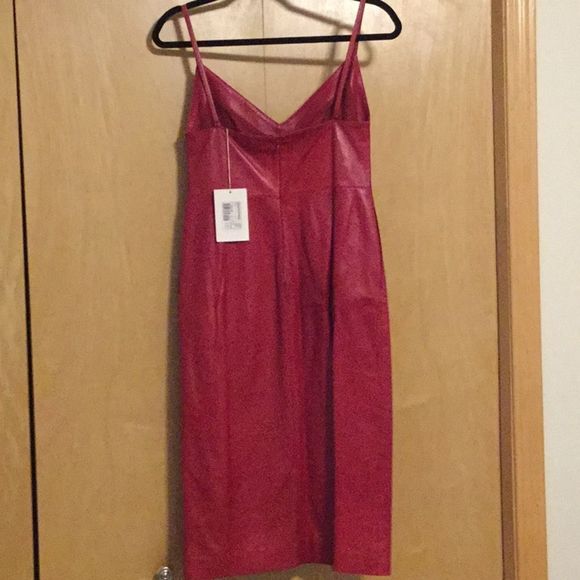 Valentino leather red dress - Picture 6 of 15